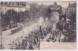 10 Août 1919 Réception Par La Municipalité De Lunéville De Ses Troupes Rentrant Victorieuse - Luneville