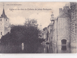 Delcampe - JEHAY - BODEGNEE : église Et Derrière Du Château - Amay