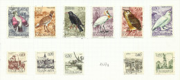 Yougoslavie N°1345 à 1353, 1354, 1355, 1351c, 1353c, 1354c  Cote 4.45 Euros - Used Stamps
