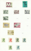 Yougoslavie N°1424 à 1428, 1426a, 1429, 1430, 1432, 1434 à 1437, 1434b, 1437b Cote 6 Euros - Used Stamps