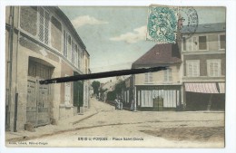 CPA -Briis Sous Forges - Place Saint Denis - Briis-sous-Forges