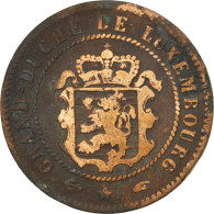 Monnaie, Luxembourg, William III, 5 Centimes, 1855, Paris, TB, Bronze, KM:22.2 - Lussemburgo