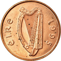 Monnaie, IRELAND REPUBLIC, 2 Pence, 1995, SUP, Copper Plated Steel, KM:21a - Irlanda