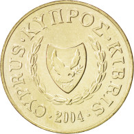 Monnaie, Chypre, 2 Cents, 2004, SPL, Nickel-brass, KM:54.3 - Cipro