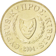 Monnaie, Chypre, 2 Cents, 2004, SPL, Nickel-brass, KM:54.3 - Chipre