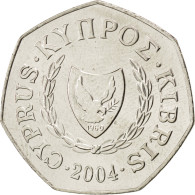 Monnaie, Chypre, 50 Cents, 2004, SPL, Copper-nickel, KM:66 - Cyprus