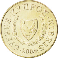 Monnaie, Chypre, 5 Cents, 2004, SPL, Nickel-brass, KM:55.3 - Cyprus