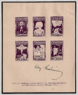 Austria, 1919, 2 Unissued Prisoner-of-War Set, Die Proofs, Signed Ludwig Hesshaimer - Proofs & Reprints