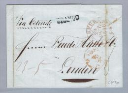 DE Frankfurt 1846-10-29 Francobrief Nach London, Huth - Prephilately