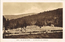 Delcampe - 12415. Postal COL De WETTSTEIN (Haute Rhin) Alsace. Soultzeren.    Le Cimetiere Des Chasseurs - Soultz