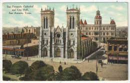 San Fernando Cathedral And City Hall, San Antonio, Texas - San Antonio