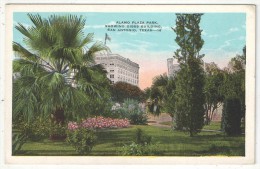 Alamo Plaza Park Showing Gibbs Building, San Antonio, Texas - San Antonio