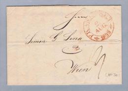 DE Frankfurt 1833-08-02 Brief Nach Wien - Vorphilatelie