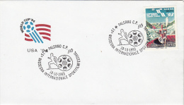 1553FM- USA'94 SOCCER WORLD CUP, SPECIAL COVER, PALERMO SPORTS FOLM FESTIVAL SPECIAL POSTMARK, 1993, ITALY - 1994 – Estados Unidos