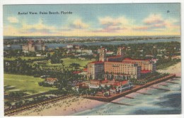 Aerial View, Palm Beach, Florida - 1956 - Palm Beach