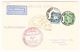 Irland - Zeppelin Südamerikafahrt 1932 LZ127 Brief Von Dublin 14.4.1932 Nach Pernambuco Via Berlin-Friedrichshafen - Aéreo