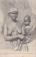 Afrique - Sénégal - AOF - Dakar - Jeune Nourrice Et Son Fils - Nue - Editeur Gautron N° 59 - Senegal