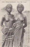 Afrique - Sénégal - AOF - Dakar - Jeunes Filles SSaussai - Nue - Editeur Fortier - 1929 - Senegal
