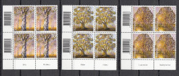 Suiza / Switzerland 2009 - Michel 2103-2105 - Blocks Of 4  ** MNH - Unused Stamps