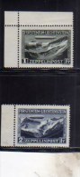 LIECHTENSTEIN 1931 AIR MAIL POSTA AEREA CROCIERA ZEPPELIN CRUISE CROISIÈRE GRAF COMPLETE SET SERIE COMPLETA MNH - Aéreo