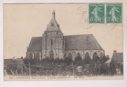 CPA DPT 28 COURVILLE, L EGLISE ST PIERRE En 1916!! - Courville