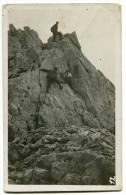 FOTO CARTOLINA ARRAMPICATA MONTE SAN MARTINO ANNO 1912 SPORT CLIMBING - Climbing