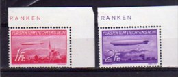 LIECHTENSTEIN 1936 AIR MAIL POSTA AEREA CROCIERA ZEPPELIN HINDENBURG CRUISE CROISIÈRE AMERICA COMPLETE SET SERIEMNH - Posta Aerea