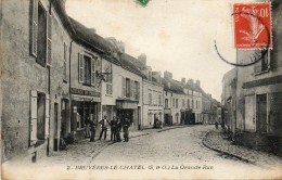 CPA - BRUYERES-le-CHATEL (91) - L´Auberge Du Progrès Dans La Grand Rue - Bruyeres Le Chatel
