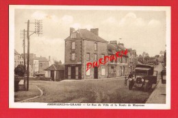 Mayenne - AMBRIERES LE GRAND - Le Bas De Ville Et La Route De Mayenne ... - Ambrieres Les Vallees