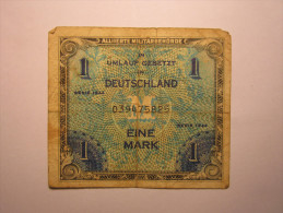 Allemagne, Germany, 1 Mark, Occupation Alliés, Séries 1944 - 1 Mark