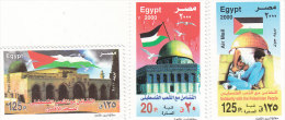 Stamps EGYPT 2000 SC-1772 1773 1774 SOLIDARITY WITH PALESTINE MNH */* - Neufs