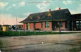 242255-Oklahoma, Enid, Frisco Depot, Railroad Train Station - Enid