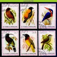 Mfy012 FAUNA VOGELS IJSVOGEL KINGFISHER BIRDS VÖGEL AVES OISEAUX S. TOMÉ E PRÍNCIPE 1979 Gebr/used - Collections, Lots & Series