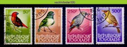 Mfy014 FAUNA VOGELS PAPEGAAI PARROT FINCH BIRDS VÖGEL AVES OISEAUX TOGO 1964-1965 Gebr/used - Collections, Lots & Series