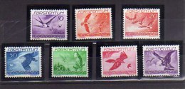 LIECHTENSTEIN 1939 POSTA AEREA AIRMAIL FAUNA AVICOLA BIRDS UCCELLI FAUNE OISEAUX MNH - Posta Aerea