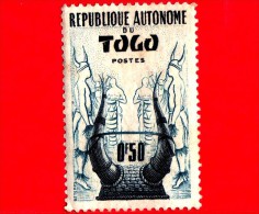 TOGO -  Usato - 1957 - Copricapo - Headdress - 0.50 - Oblitérés