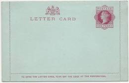 Britain 1892 Postal Stationery Correspondence Lettercard - Storia Postale