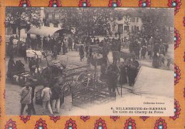 1 Cpa 40 - VILLENEUVE DE MARSAN UN COIN DU CHAMP DE FOIRE - Villeneuve De Marsan