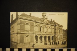 CP, 02, SISSONNE L'Hôtel De Ville Voyagé En 1914 Ed Potelain Paruitte - Sissonne