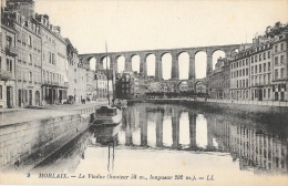 Morlaix (Finistère) - Le Viaduc - Bateau à Quai - Carte LL N°9 Non Circulée - Morlaix