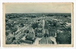 Ref 196 - NEUVILLE-de-POITOU - Vue Générale Prise Du Château D'eau (1944) - Neuville En Poitou