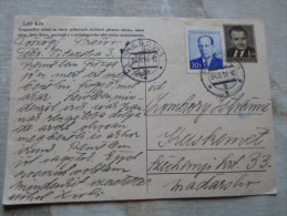 Ceskoslovensko - Postal Stationery    1954  -PRESOV    D129784 - Postales