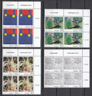 Suiza / Switzerland 2011 - Michel 2210-2213 - Blocks Of 4  ** MNH - Ungebraucht