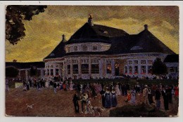 Bayern, 1908, Official Postcard Expo Of Munich, Central Restaurant, 5 Pf., Used - Hotels- Horeca