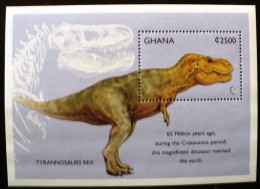 GHANA Prehistoire. Animaux Prehistoriques (bf Emis En 1996) ** MNH, Sans Charniere. (2) - Prehistorics