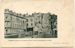 CPA 95 PARMAIN INCENDIE PAR LES PRUSSIENS EN 1870 - Parmain