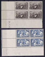 France: 1941 MNH/** Neuf **  Yv Nr 497 - 498 Bord De Feuille  Coin Date - 1940-1949