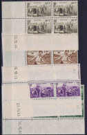 France: 1940 MNH/** Neuf **  Yv Nr 466 - 469 Bord De Feuille  Coin Date - 1940-1949