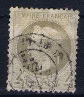 France: 1863 Yv Nr 27 Used Obl - 1863-1870 Napoleon III With Laurels