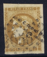 France: 1870 Yv Nr 43 Used Obl - 1870 Emission De Bordeaux
